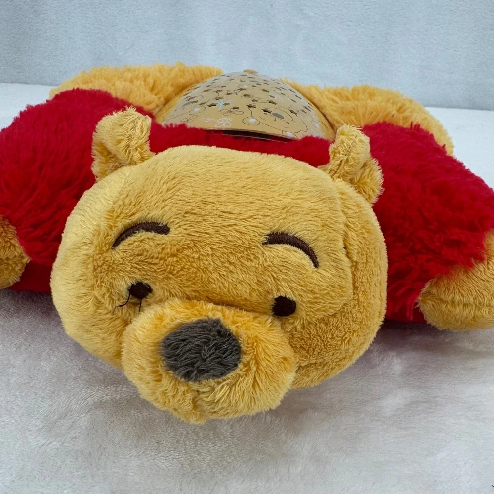 Disney Winnie the Pooh Pillow Pet Sleeptime Lites Star Projector Night Light 12